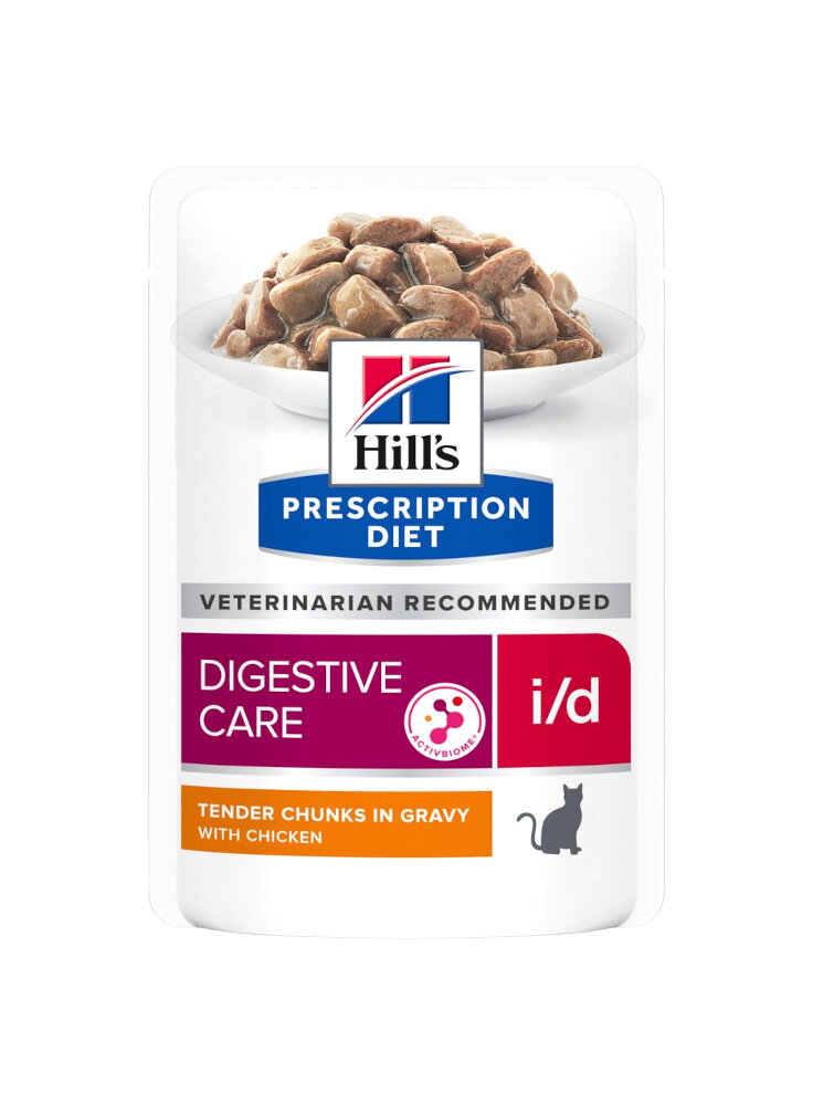 Hill's PRESCRIPTION DIET i/d bocconcini per gatti in bustina per la salute gastrointestinale 12x85g